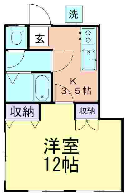 第1浪花荘の間取り