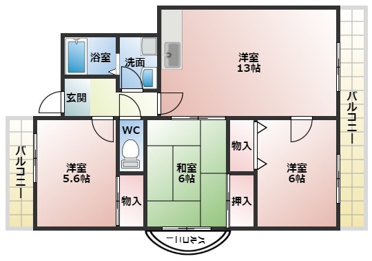【間取り】 | メゾンアザレア