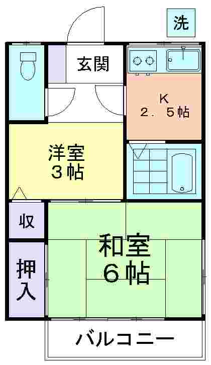 第２浪花荘の間取り