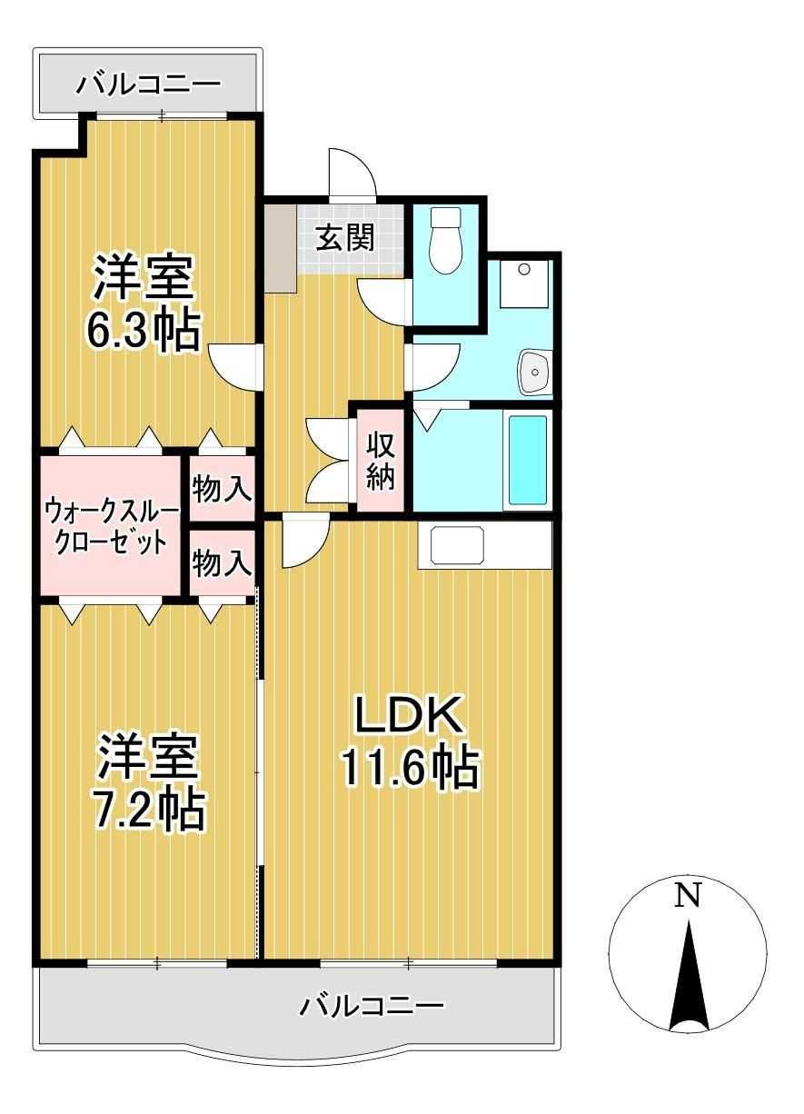 サンモール梅満の間取り