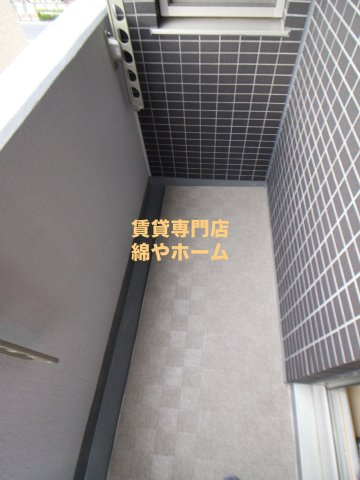 ミラージュ帝塚山のバルコニー|広々としたバルコニーです