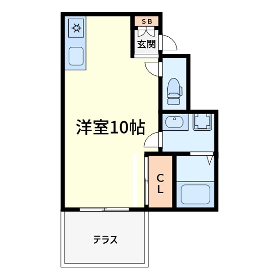 【間取り】 | rn Terrace ⾼槻（旧：F'GRACE高槻）