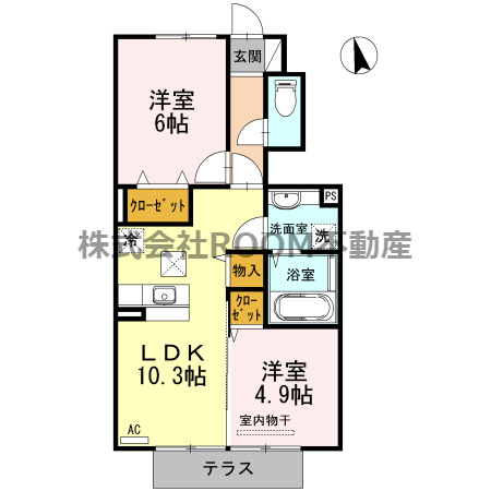 アビテプレミールの間取り