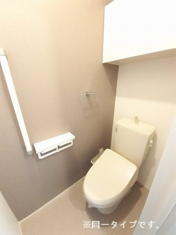 ＦＦヒルズ２のトイレ|落ち着いたトイレです