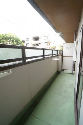 レシェンテ安倉のバルコニー