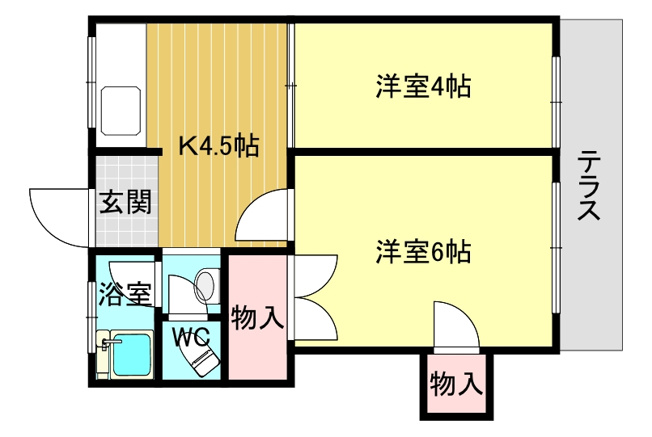 【間取り】 | 浜田マンション