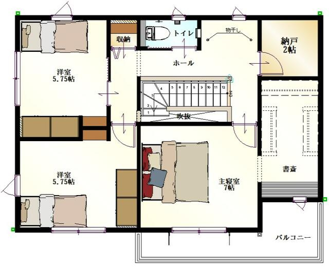 【間取り】の画像