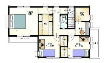 金田西モデル１１街区３－3　新築戸建の間取り