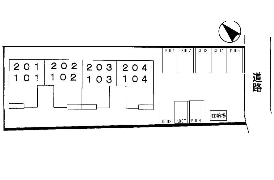 セジュールの区画図
