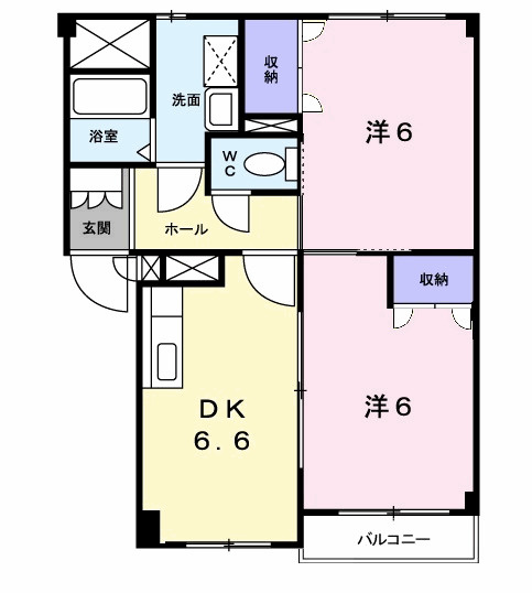 セジュールの間取り
