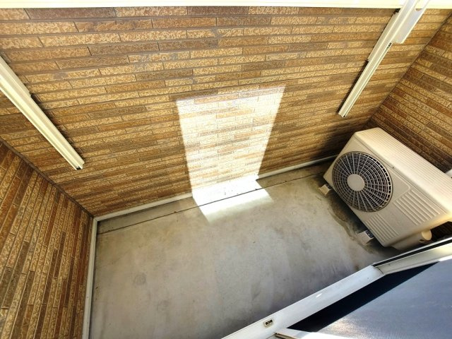 オルキスコートのバルコニー