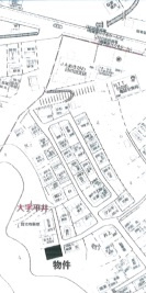 日の出町平井　売地の地図