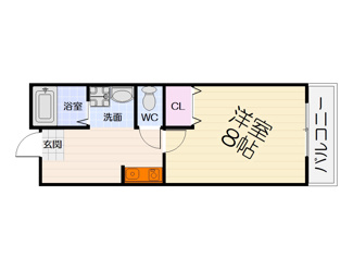 【間取り】 | コーポ冨之里