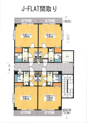 【間取り】 | J FLAT | 現況優先。