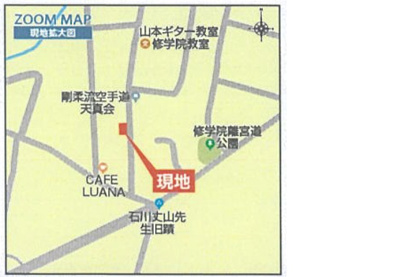 【地図】 | 修学院泉殿町　新築戸建て【2024年２月完成】