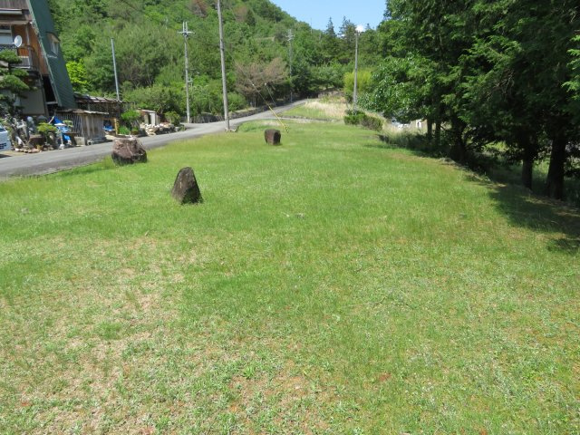 玉巻田保隆司さん土地の前面道路含む現地写真