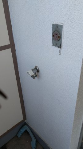 垂水上高丸住宅B棟のバルコニー|お洗濯にも便利なバルコニー付き