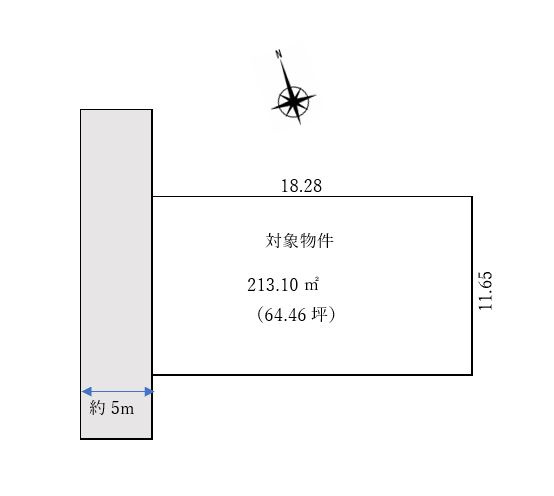 宮置M売地の土地図