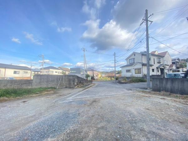 海南市大野中土地の前面道路含む現地写真
