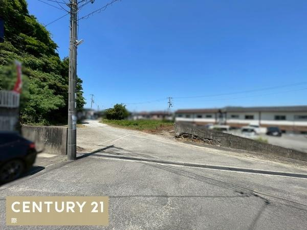 海南市大野中土地の前面道路含む現地写真