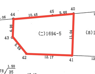 【土地図】 | グリーンヒル高宮第Ⅱ期