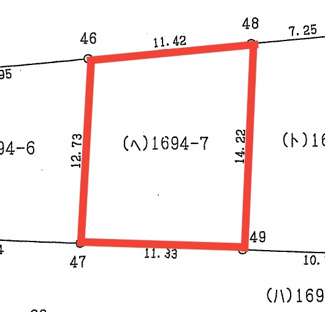 【土地図】 | グリーンヒル高宮第Ⅱ期