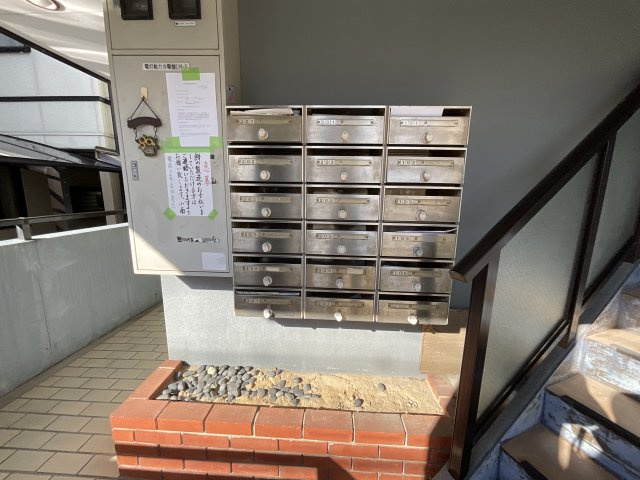 【エントランス】 | グリーンハイムC棟 | 郵便受けです