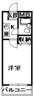 【間取り】 | グリーンハイムC棟