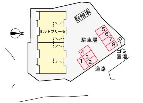 ミルト　ブリーゼ の区画図
