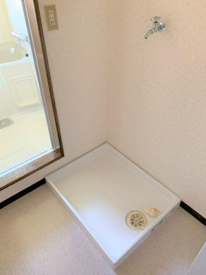 【洗面所】 | シャトーコスモスⅡ | 広い洗面スペース。同等タイプです。