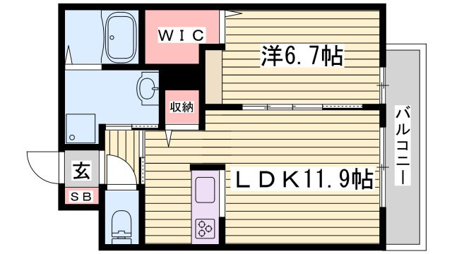 casa nobleの間取り
