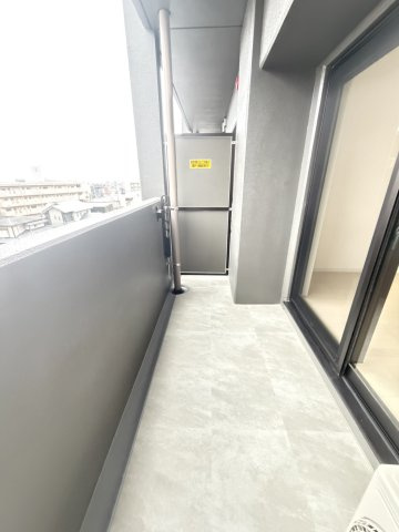 熊本市東区月出２丁目の賃貸マンションのバルコニー