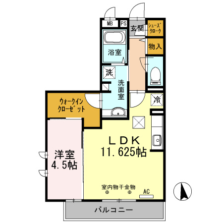 ロータス府中の間取り