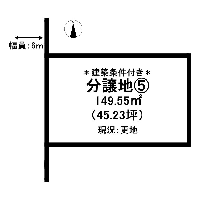 lifestyle garden リバーサイドおもかげ5号地の土地図