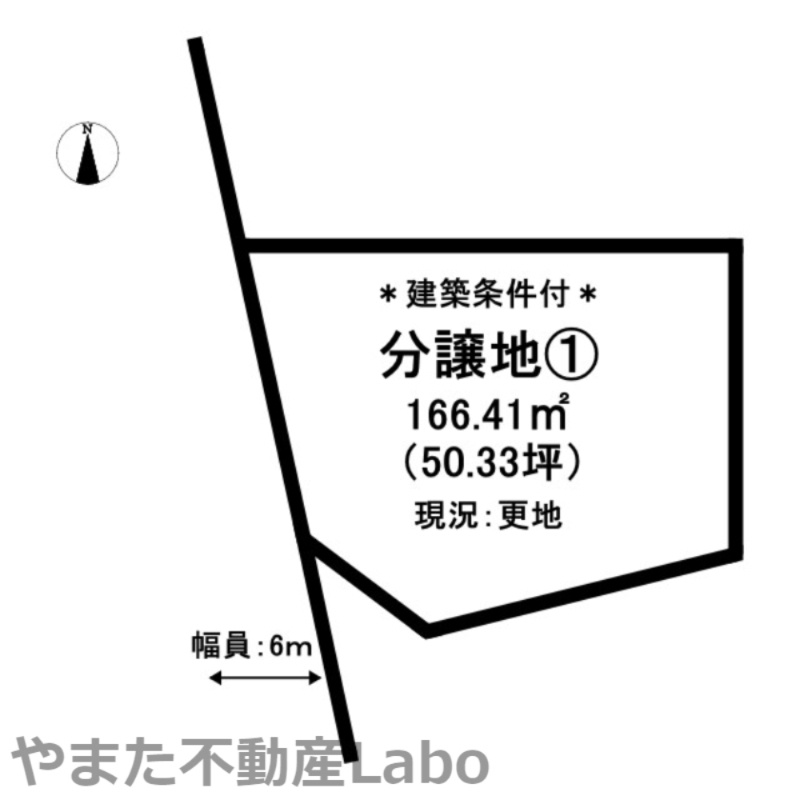 lifestyle garden リバーサイドおもかげ1号地の土地図