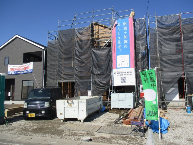 吉見町東野第１７　の外観|５号棟現地現況（2024年02月09日）撮影