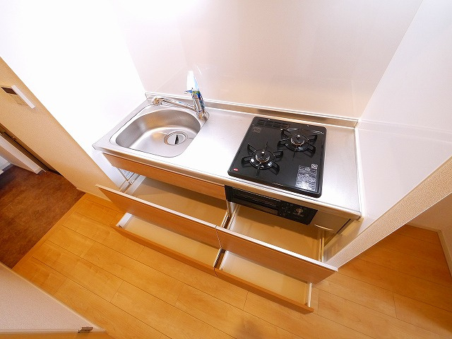 カーサララⅠのキッチン|お料理しやすいキッチンです