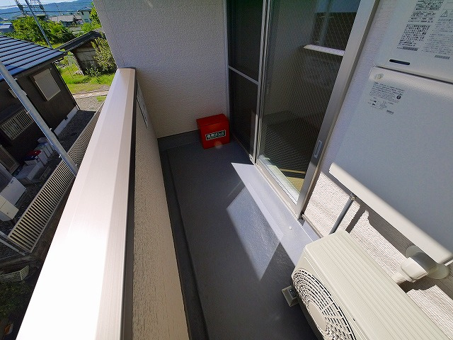 カーサララⅠのバルコニー|広々としたバルコニーです