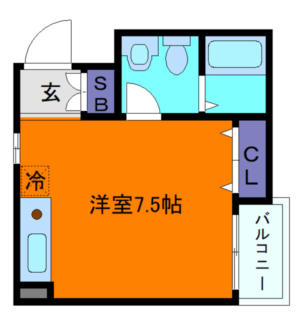 エルデ六甲の間取り