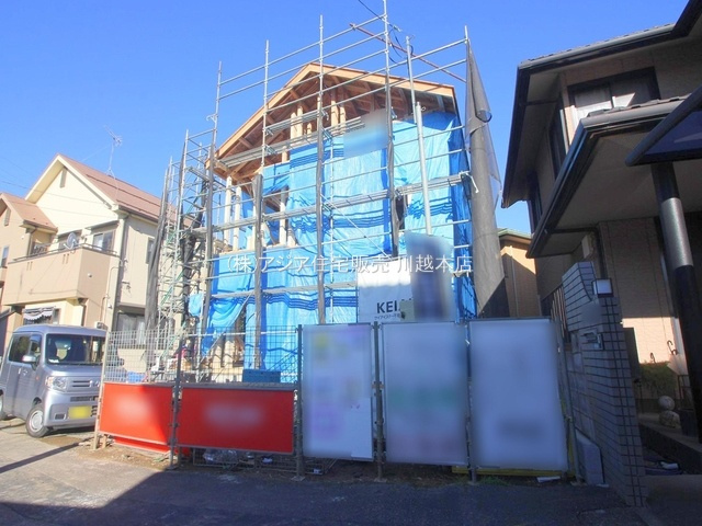 月々１１万円台～　新築戸建　川越市今成3期の外観|上棟