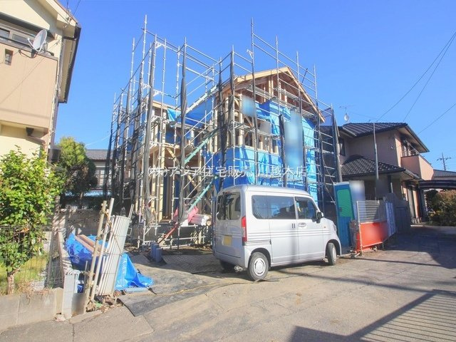 月々１１万円台～　新築戸建　川越市今成3期の前面道路含む現地写真|南側約4.0ｍ公道