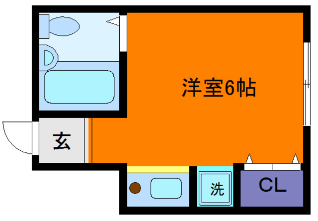 コーポクレドールの間取り