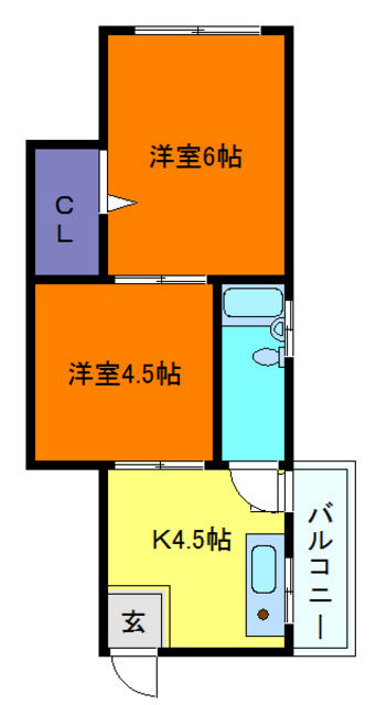 シャトー御影の間取り