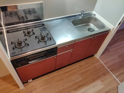 【キッチン】 | モンデソレイユ | 別号室の写真になります。現況優先。