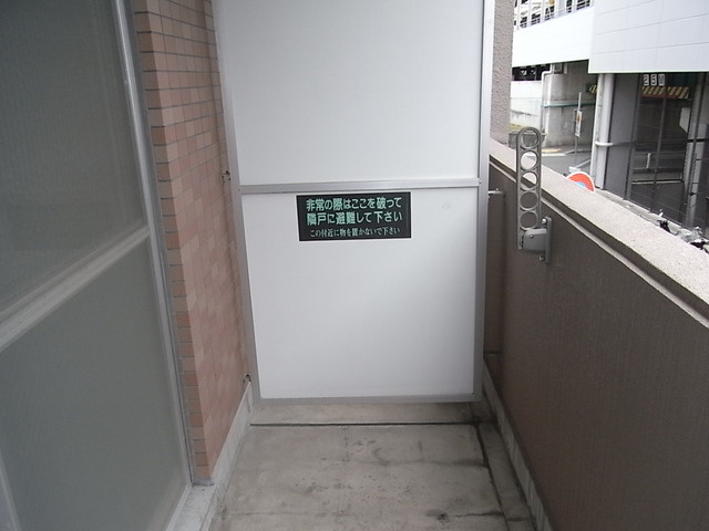 エクセレント坂田のバルコニー