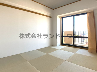 【和室】 | ウインベルコーラス狭山ヶ丘 | 和室6帖　
フチなし畳　折り目の向きが交互になっていておしゃれ