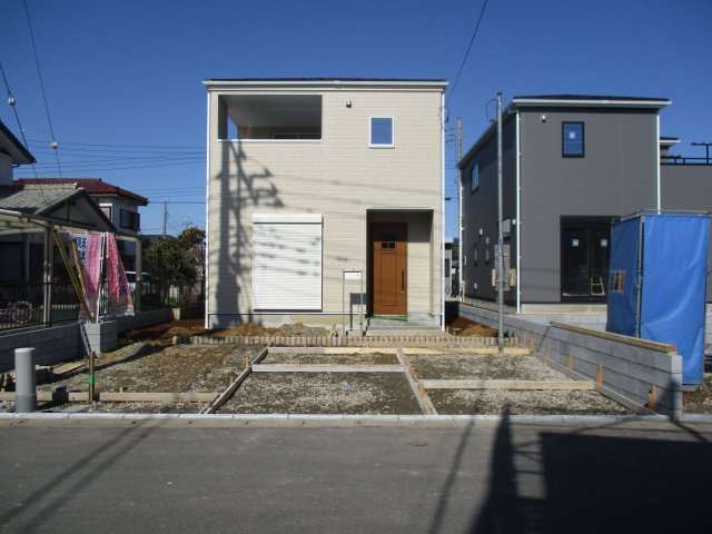 リーブルガーデン．S　吉見町東野　の外観|１号棟現地外観（2024年02月09日）撮影