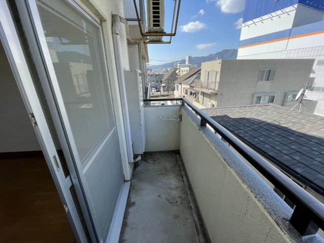 サンハウス御影本町のバルコニー