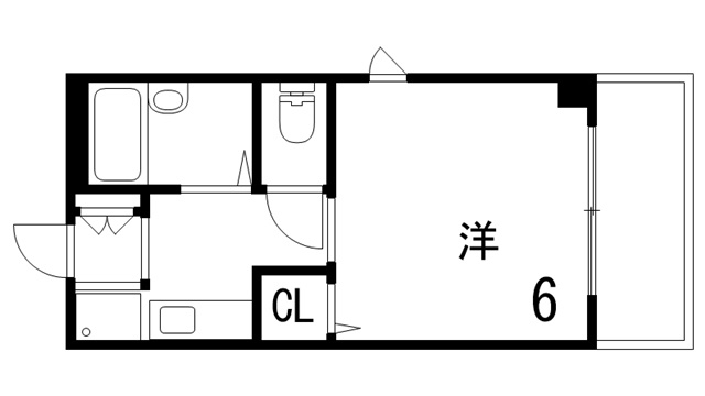 サンハウス御影本町の間取り