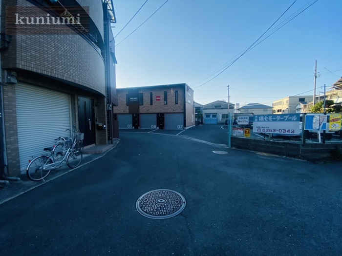 大阪市城東区鴫野東1丁目の前面道路含む現地写真